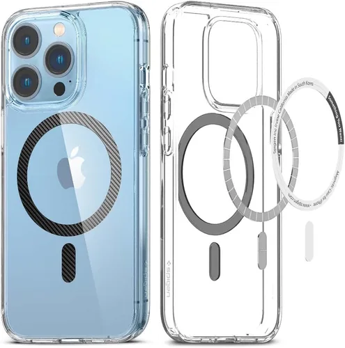 Miniatura 335 de Spigen Funda para iPhone 13 Mini, ultra híbrida MagFit [antiamarilleo] [compatible con Magsafe] - Transparente