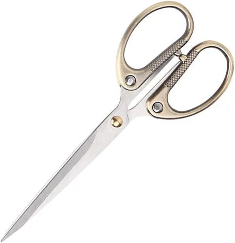 Miniatura 14 de Tijeras de oficina de acero inoxidable de 5 pulgadas, tijeras de hoja ultra afiladas, tijeras afiladas resistentes para oficina, hogar, escuela