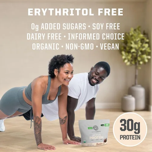 Miniatura 5 de Sunwarrior Proteína en Polvo a Base de Plantas Orgánica Proteína Vegana Orgánica con Aminoácidos BCAA Más Minerales de Recuperación y Botanicales
