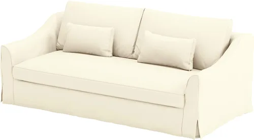 Miniatura 10 de Farlov Funda de repuesto para sofá biplaza (ancho 70 pulgadas, no 85.8 pulgadas) compatible solo con IKEA Farlove funda (algodón blanco 70 pulgadas)