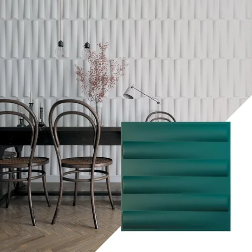 Miniatura 24 de Ekena Millwork 19 5/8 pulgadas de ancho x 19 5/8 pulgadas de alto Naomi EnduraWall Panel decorativo de pared 3D, dorado (cubre 2.67 pies cuadrados).