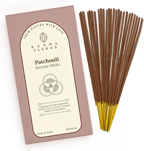 Miniatura 60 de Bakhoor - Varitas de incienso orgánicas sumergidas a mano, 100 varillas con hierbas naturales e ingredientes aromáticos, tiempo de combustión de 45