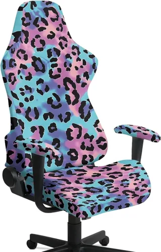 Miniatura 19 de Fundas para silla de videojuegos de 250 aniversario, 4 piezas, cómodas, ergonómicas, para oficina, fundas giratorias de poliéster, decoración