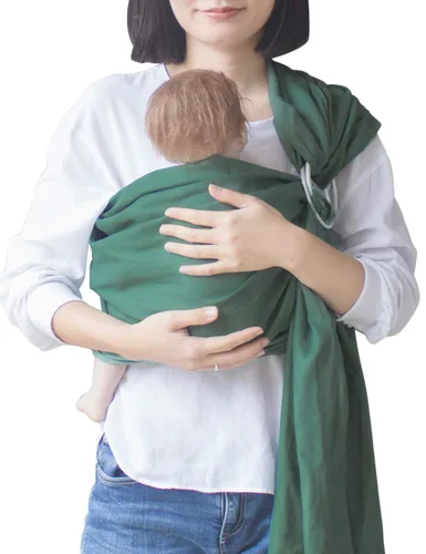Miniatura 14 de Portabebés de algodón suave, portabebés de algodón suave para recién nacidos a niños pequeños, portabebés para padres de talla grande, regalo