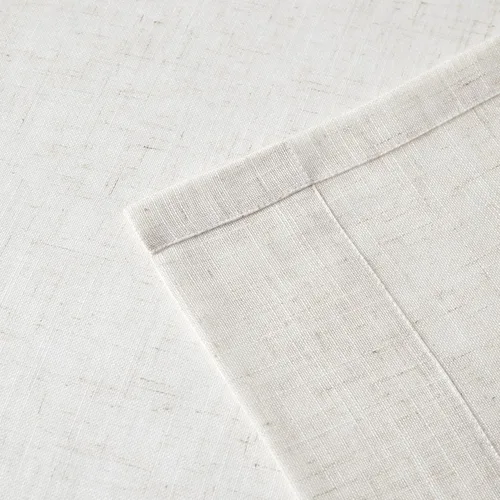 Miniatura 5 de WEST LAKE cortinas de lino natural con pinzas plegadas de 63 pulgadas de largo, 2 paneles, cortinas de estilo rústico para sala de estar