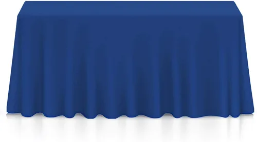 Lann's Linens - Mantel rectangular de tela de poliéster de primera calidad para bodas, banquetes y restaurantes, Poliéster, Azul Royal Azul real