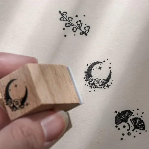 Miniatura 4 de 16 sellos de goma montados en madera, juego de sellos de goma de madera para arte y manualidades, fabricación de tarjetas, álbumes de recortes