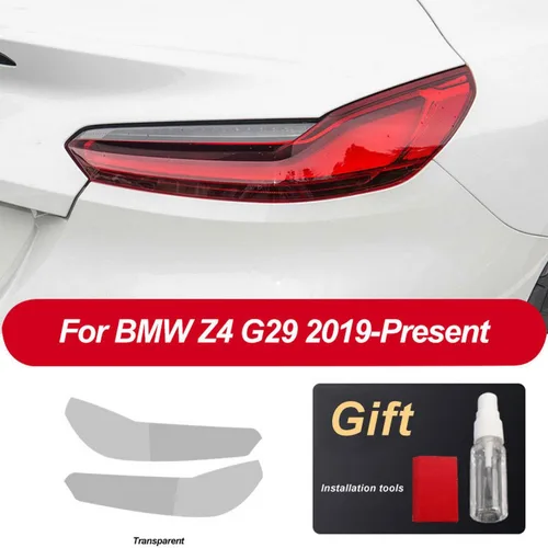 Miniatura 2 de JCAKES Adhesivo transparente de TPU para faros delanteros de automóvil, película protectora negra, para BMW Z4 G29 M40i sDrive 2019 2020