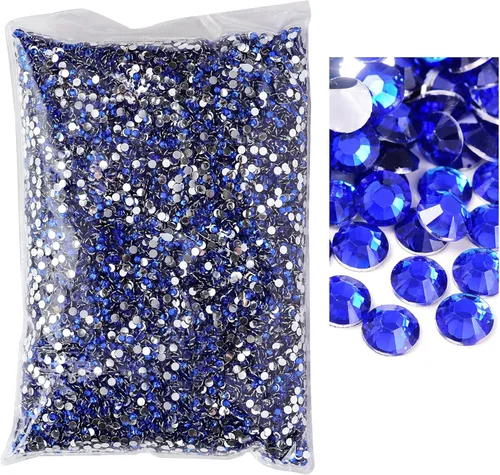Miniatura 16 de 50000 piezas de diamantes de imitación con parte posterior plana, resina sin termoadhesión, gran cantidad al por mayor para manualidades, bricolaje