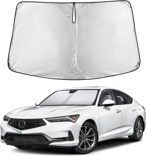 Miniatura 36 de Econour Parasol para parabrisas compatible con Honda Civic 2016-2021, protector de parasol plegable para ventana, bloquea los rayos UV y mantiene tu
