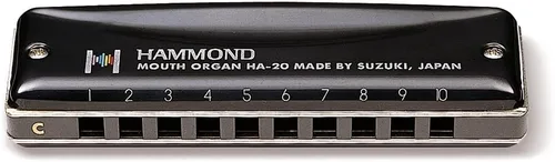 Miniatura 8 de Otra armónica, negra (HAMMOND HA-20 G)