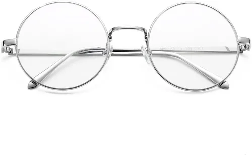 Miniatura 11 de Pro Acme Lentes transparentes con marco de metal redondo retro sin receta