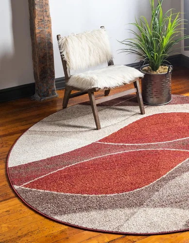Miniatura 22 de Unique Loom Colección Otoño Alfombra de Área - Plantation (3' 3" Redonda, Multicolor/Beige)