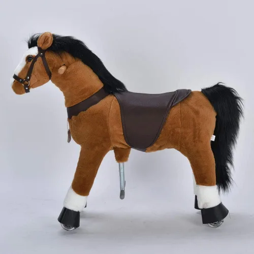 Miniatura 3 de Pony de acción UFREE, paseo en juguete, caballo móvil mecánico, diversión para niños de 3 a 9 años, altura de 36 pulgadas, M
