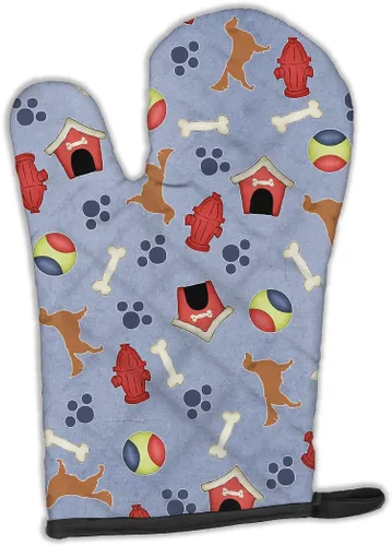 Miniatura 81 de Caroline's Treasures BB4872OVMT - Guante de horno de Navidad Affenpinscher resistente al calor, grueso para sartenes calientes y horno, manopla