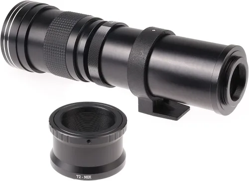 Hersmay 16.535-31.496 in F/8.3-16 Lente de zoom de teleobjetivo de enfoque manual Super Teleobjetivo para Sony E-Mount A9 A7IV A7RIV A7C ZV-E10 A7