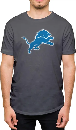 Miniatura 22 de Hybrid Sports NFL - Distressed Team Logo - Officially Licensed Adult Short Sleeve Fan Tee for Men & Women Los Angeles Rams - Azul real