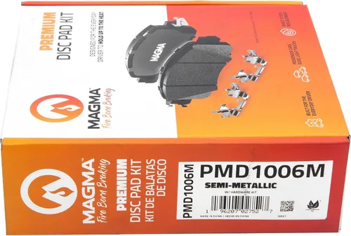 Miniatura 5 de MAGMA Premium PMD1006M Pastillas de freno semimetálicas, traseras