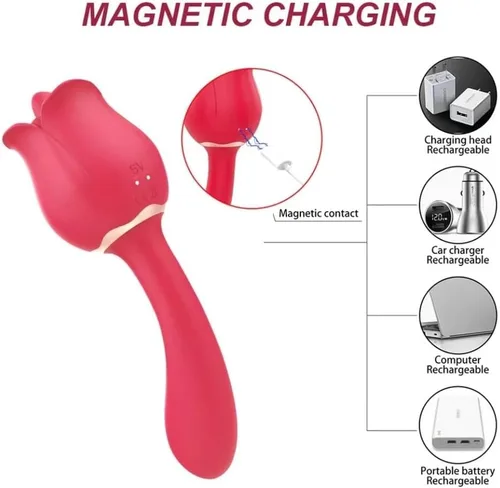 Miniatura 3 de Juguete de rosa para mujer, estimulador sexual de rosas para mujeres, juguetes para adultos, herramientas sexuales para mujeres, juguetes sexuales
