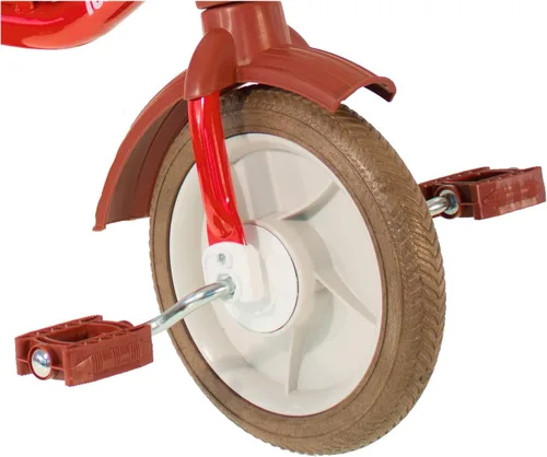 Miniatura 2 de Italtrike Triciclo de pasajero con asa de empuje y cesta para niños pequeños y niños, ingeniería superior, fuerte y duradero, fácil de montar