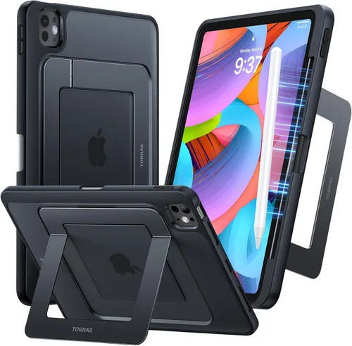 Miniatura 16 de TORRAS Funda para iPad Mini 7 A17 Pro, Funda para iPad Mini 6 con Soporte para Lápiz, Soporte Ultra Estable, Múltiples Ángulos de Visualización