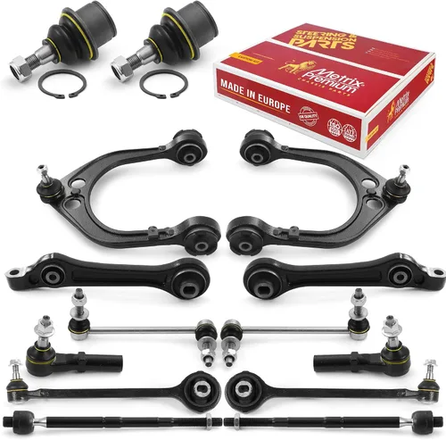 Miniatura 61 de Metrix Premium Chassis Parts - Kit de suspensión delantera de 10 piezas para BMW X5 2007-2013, BMW X6 2008-2014, reemplazo, fabricado en Europa