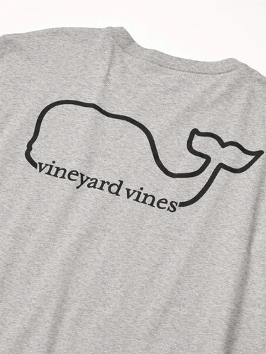 Miniatura 3 de vineyard vines Mens Long Sleeve Modern Whale Pocket T-Shirt