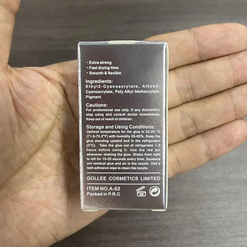 Miniatura 9 de Pegamento para extensiones de pestañas, pegamento de alta flexibilidad, 1 segundo, tiempo de secado/retención 6-8 semanas/(0.17 onzas líquidas/0.2