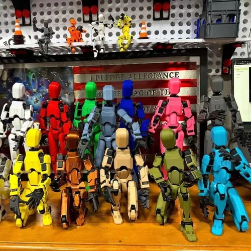Miniatura 6 de DANONI Titan 13 figura de acción, Lucky Robot 13 figuras de acción, figura impresa en 3D, figura de acción de robot ficticio 13, figuras de acción 9