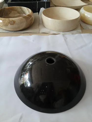 Miniatura 4 de VS430SHXI Shanxi Fregaderos de piedra natural de granito negro puro lavabos de baño