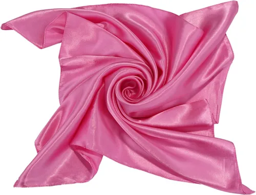 Miniatura 3 de SATINIOR Bufanda de gasa con cuello cuadrado, pañuelo retro con cinta de satén para mujer