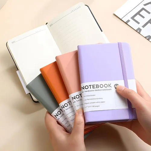 Miniatura 7 de Cuaderno personalizado con bolígrafo, cuaderno A6 personalizable con logotipo/texto/imagen personalizados para el trabajo, la escuela, 192 páginas
