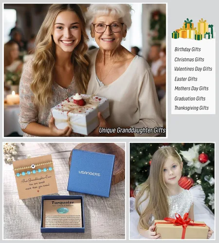 Miniatura 6 de Juego de pulseras con cuentas para mujeres, adolescentes, niñas, regalos únicos para su madre, hija, hermana, amiga, esposa, abuela, en Navidad