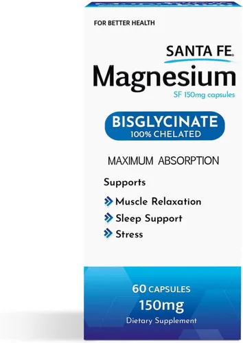 Miniatura 4 de Ballena Azul Dietético Magnesio (Bisglicinato) 100% Quelatado - Máxima absorción, Suplemento para Apoyar: Alivio del estrés, sueño, salud Herat