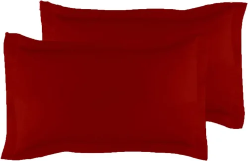 Miniatura 18 de Crown Collection Juego de 2 fundas de almohada estándar de 20 x 26 pulgadas, hipoalergénicas de 600 hilos, 100% algodón egipcio, fundas de almohada