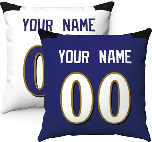 Miniatura 31 de ANTKING 2 paquetes de almohadas personalizadas con cualquier nombre y número para hombres, mujeres y niños Para Las Vegas