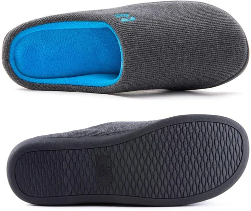 Miniatura 2 de Pantuflas RockDove para hombre de espuma viscoelástica, dos tonos
