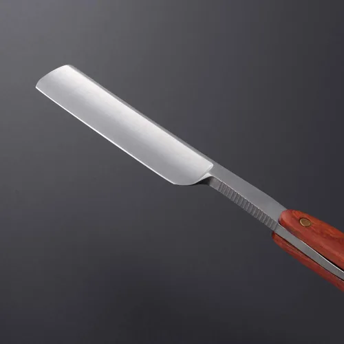 Miniatura 9 de Healifty 2 piezas hechas a mano de madera recta, acero inoxidable, escamas naturales