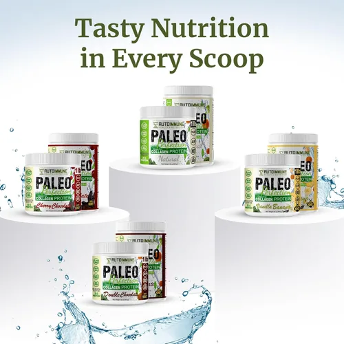 Miniatura 7 de Paleo Perfection - Polvo de proteína de colágeno de carne de res alimentada con pasto de chocolate doble sin estevia - Paleo, Keto, SCD, AIP