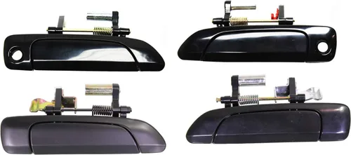 Manija de puerta exterior compatible con Honda Civic 2001-2005, manija de puerta delantera y trasera, lado derecho e izquierdo, juego de 4 unidades,