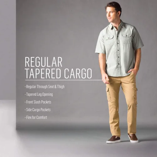 Miniatura 6 de Wrangler Authentics Pantalón cargo cónico regular para hombre