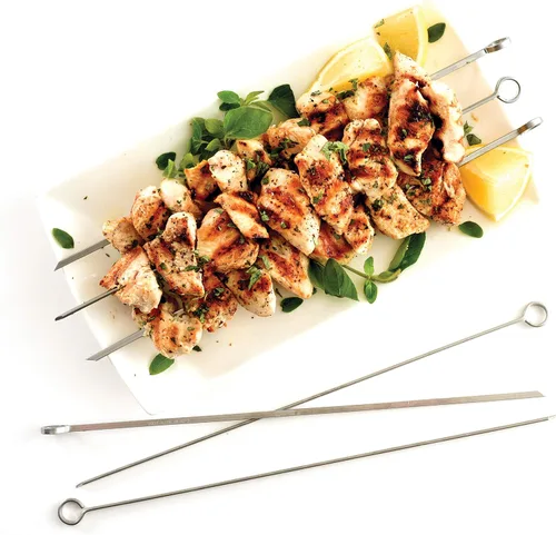 Miniatura 6 de Pinchos de acero inoxidable, juego de 6, de la marca Norpro, Plateado