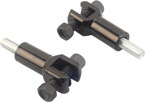 Miniatura 6 de Kit de horquilla de soporte de pie de pasajero compatible con Harley Softail 2000-2006 (negro)