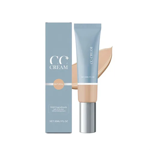 Primal Skin CC - Base líquida para mujeres mayores, acabado natural, cobertura media a completa, color natural, 1 onza líquida (1.0 fl oz)