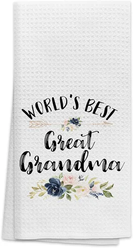 Miniatura 11 de OHSUL La Mejor Abuelita Del Mundo - Toallas de cocina españolas altamente absorbentes, paños de cocina, toalla de mano para la mejor abuela