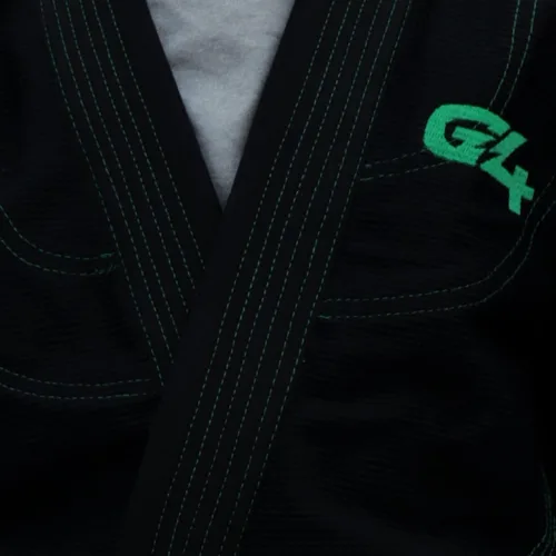 Miniatura 3 de BJJ Jiu Jitsu Gi, uniforme brasileño Jiu Jitsu, kimonos pre-encogidos para niños, cinturón blanco ligero, Blanco