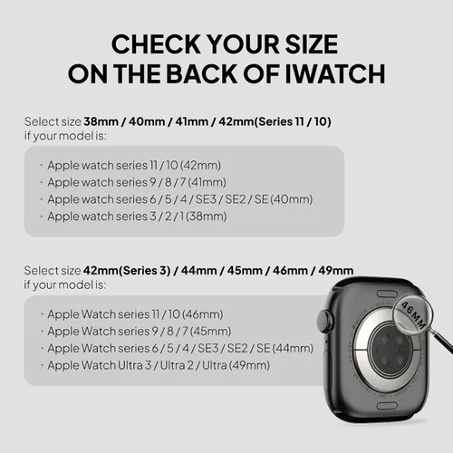 Miniatura 2 de Paquete de 4 correas elásticas Solo Loop compatibles con Apple Watch de 1.496 pulgadas, 1.575 pulgadas, 1.614 pulgadas, 1.654 pulgadas, 1.732