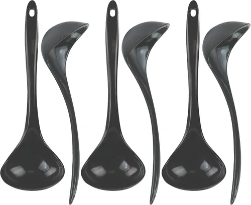 Miniatura 23 de Reston Lloyd Cucharón de melamina para sopa de cocina, utensilio de alta calidad con mango ergonómico resistente al calor, plástico duradero sin
