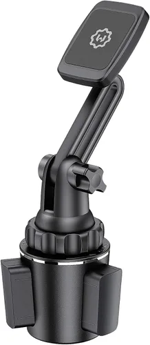 Soporte magnético para teléfono - Soporte universal para automóvil con base ajustable y brazo extensible, compatible con todos los teléfonos