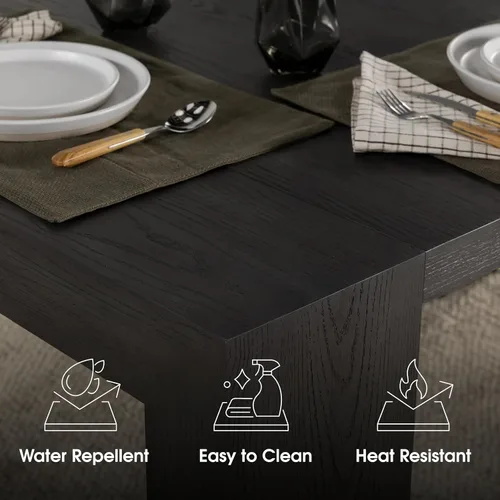 Miniatura 6 de Transformer Table - Mesa de comedor extensible de madera maciza, asientos 2-12, mesa de comedor expandible, muebles que ahorran espacio, muebles